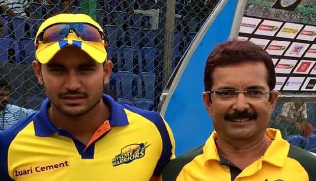 Irfan Sait with 'very special' Manish Pandey Photo Courtesy: Irfan Sait