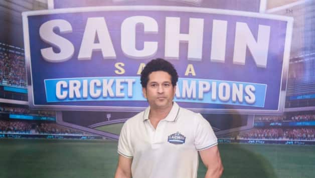 Sachin Tendulkar at the launch of 'Sachin Saga Cricket Champions' © IANS