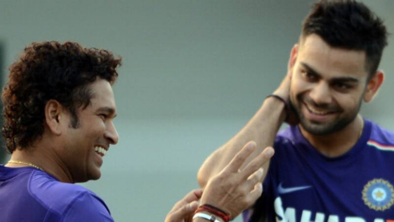 Sachin Tendulkar (left) and Virat Kohli are among the top 5 Indian celebrity earners (Image courtesy: AFP)