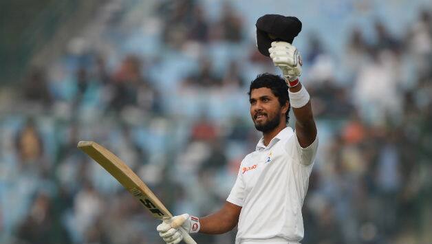 Dinesh Chandimal remained not out on 147 at stumps © AFP