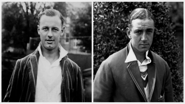 Hugh Bartlett (left) could have played a Test or two had he not irked Wally Hammond (right) © Getty Images
