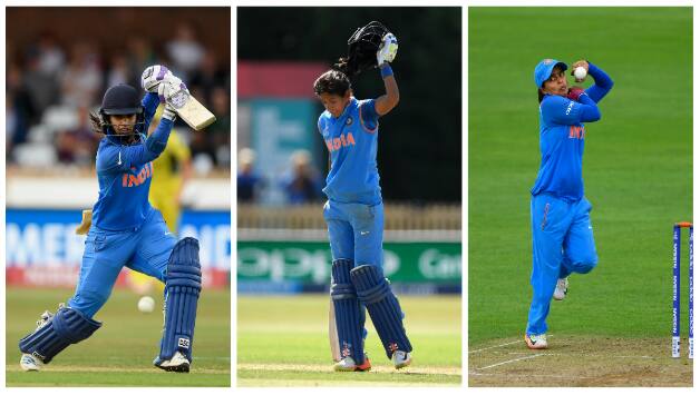 Mithali Raj, Harmanpreet Kaur and Ekta Bisht © Getty Images