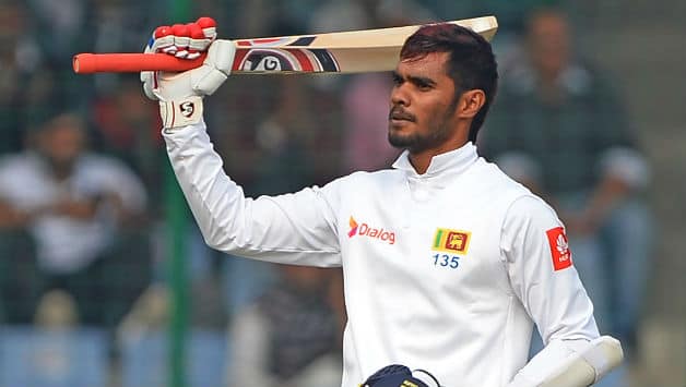 Dhananjaya de Silva scored his second hundred away from home © AFP