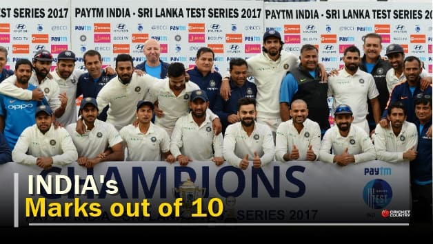 India won the Test series 1-0 © AFP