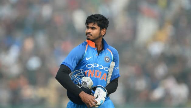 Iyer scored 50 in 50 balls © AFP