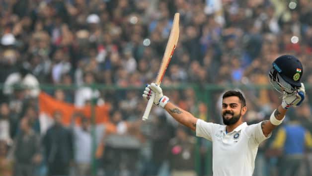 Virat Kohli reached his sixth double-hundred in 238 balls © AFP