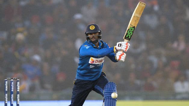 Angelo Mathews scored his 36th ODI fifty © AFP