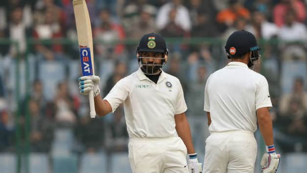 Rohit Sharma scored 50 in 88 balls © AFP