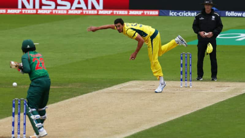 Despite Mitchell Starc's brilliant spell against Bangladesh in the Champions Trophy, luck denied Australia a win &Acirc;&copy; AFP