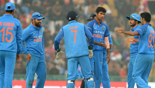 Washington Sundar made his India debut © AFP