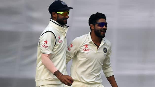 Shikhar Dhawan and Ravindra Jadeja © AFP