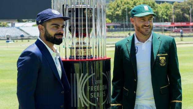 India currently sit atop of the Test rankings © AFP