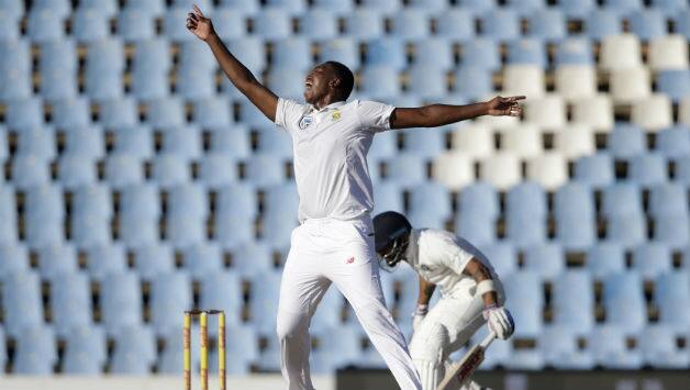Ngdid traps Kohli in front © AFP