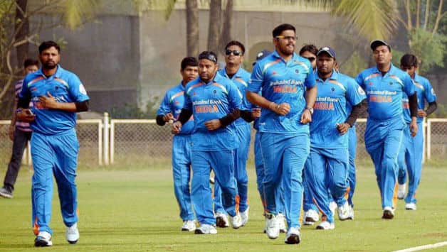 Ajay Reddy (C) captained Indian blind cricket team to another World Cup title recently © PTI