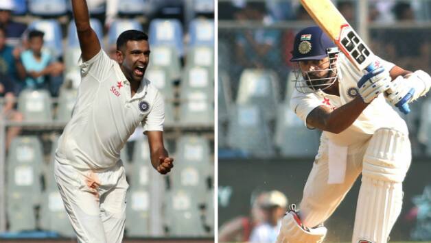 Ravichandran Ashwin (left) and Murali Vijay © IANS
