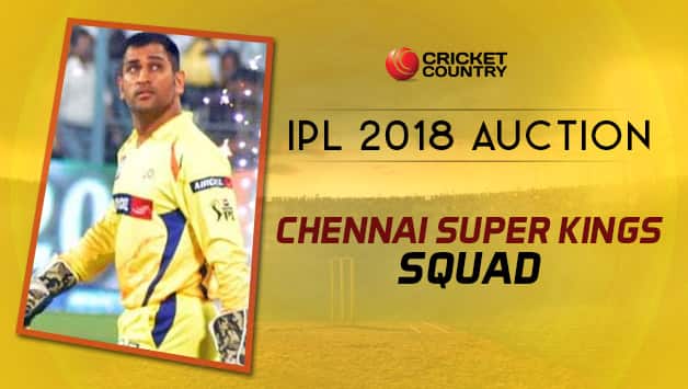 Chennai Super Kings will be lead by MS Dhoni in 2018 edition © AFP