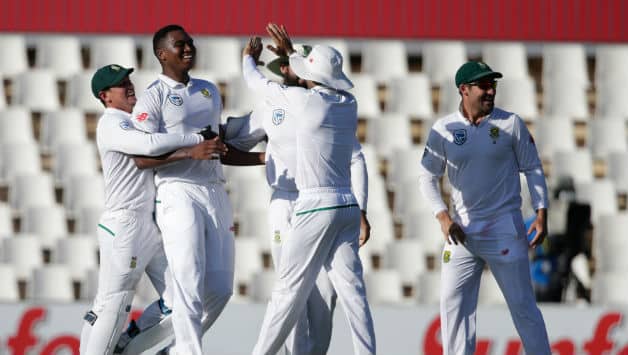 South Africa are on top courtesy Lungisani Ngidi © AFP