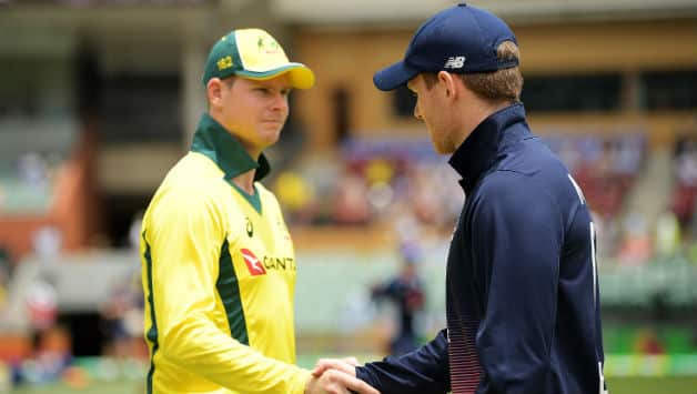 Steven Smith (L) and Eoin Morgan © Getty Images