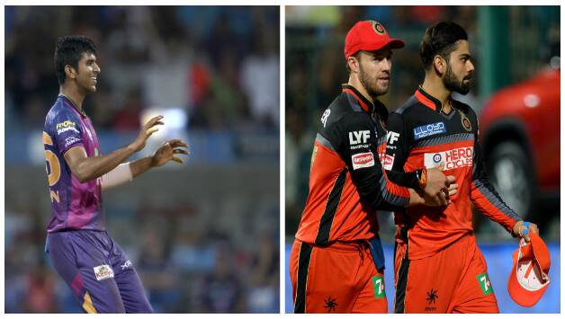 Washington Sundar and Ab de Villiers, Virat Kohli © AFP