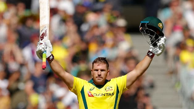Aaron Finch scored 107 © Getty Images