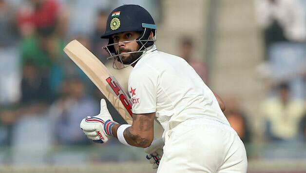 Kohli is unbeaten at 85 © AFP