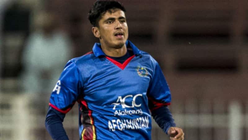 Mujeeb Zadran picked 3 for &copy; AFP