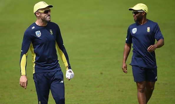 Faf du Plessis and Temba Bavuma © Getty Images