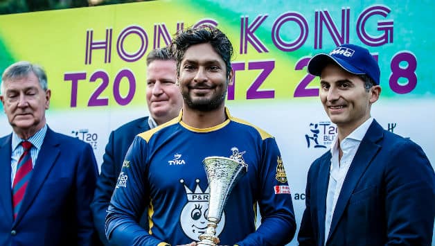Kumar Sangakkara won the Player of the Tournament award in the third edition of Hong Kong T20 Blitz © Ike Li / Ike Images