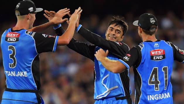 Billy Stanlake, Rashid Khan and Colin Ingram © Getty Images