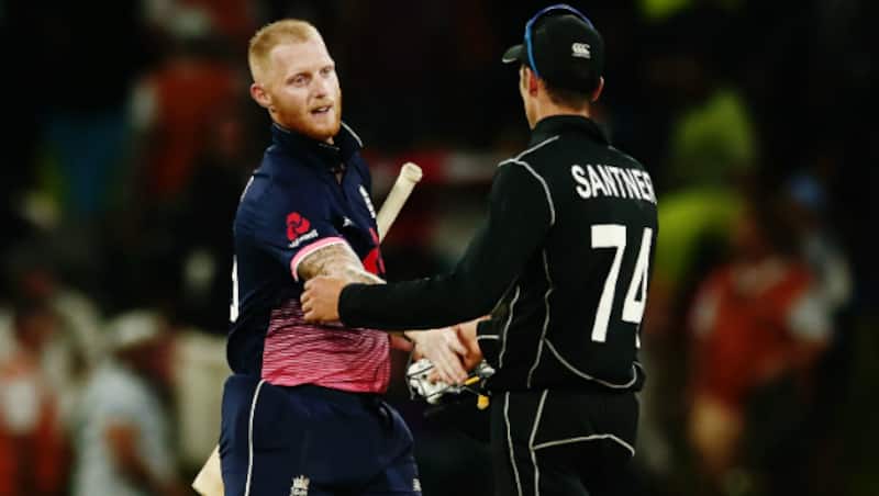 Ben Stokes and Mitchell Santner &copy; Getty Images