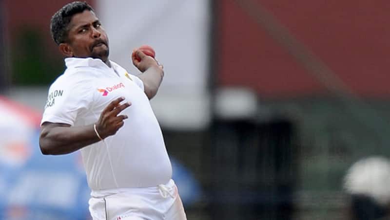 Herath bagged 2 wickets in the session &copy; Getty Images