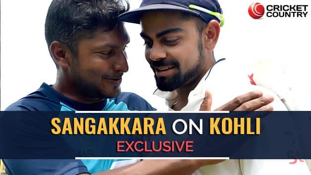 Kumar Sangakkara and Virat Kohli © Getty Images