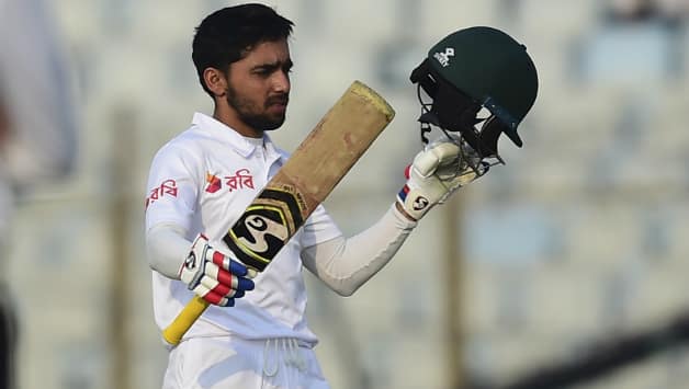 Mominul Haque became the first Bangladesh batman to hit century in each innings of a Test © AFP