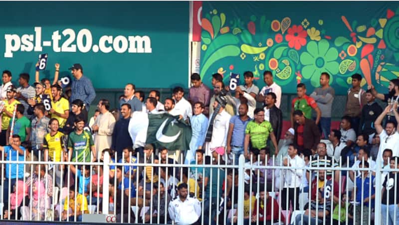 Spectators enjoying during a PSL game in Sharjah. Picture courtesy: The Guild