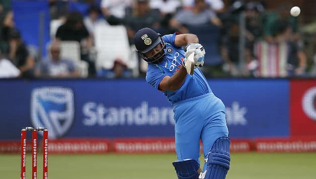 Rohit Sharma finally found some form and took on South Africa's bowling © AFP