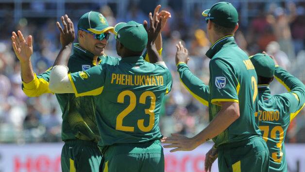 South Africa came back hard getting rid of Shikhar Dhawan, Ajinkya Rahane and Hardik Pandya quickly © AFP