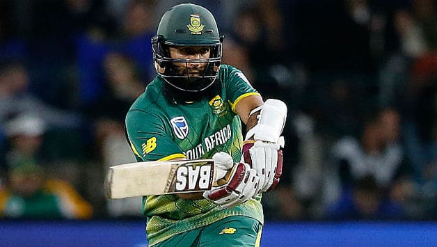 Hashim Amla played a lone hand for South Africa. He scored his 35th ODI fifty in the process © AFP