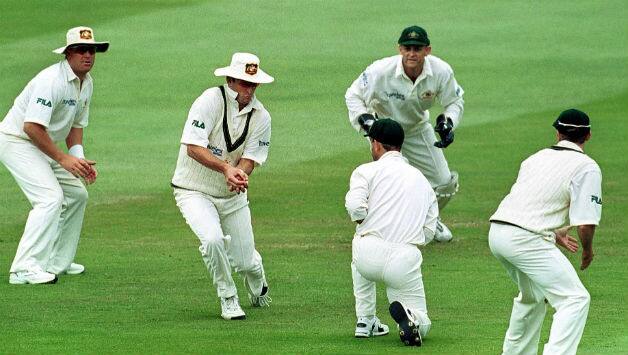 The world record catch: Darren Gough c Mark Waugh b Jason Gillespie 1 © Getty Images