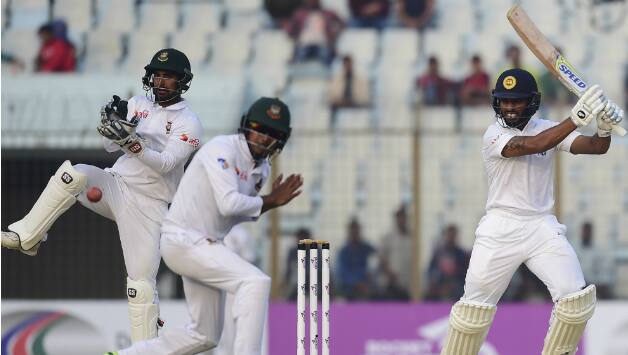 Roshen Silva scored maiden century © AFP
