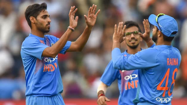 Bhuvneshwar Kumar picked 5 wickets in India's 28 runs win over South Africa © AFP