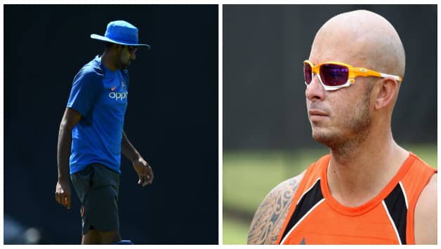 Ravichandran Ashwin and Herschelle Gibbs © Getty Images