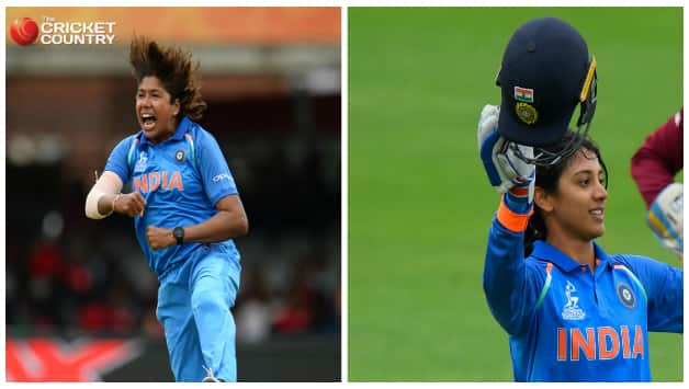 Jhulan Goswami and Smriti Mandhana © Getty Images