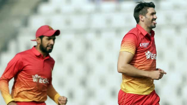 Graeme Cremer rattled Afghanistan's middle-order claiming 3 wickets © AFP