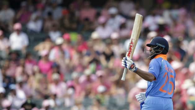 Shikhar Dhawan recorded his 13th ODI hundred playing his 100th ODI © AFP