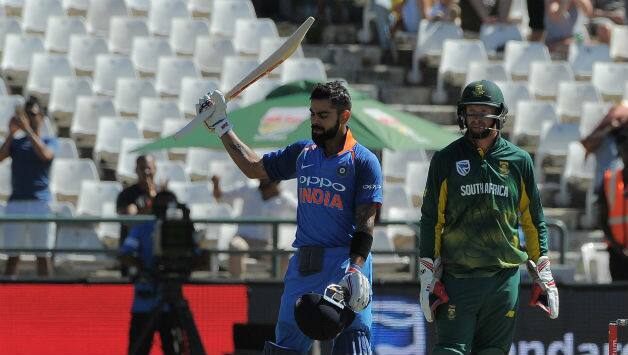 Virat Kohli scored his 34th ODI hundred © AFP