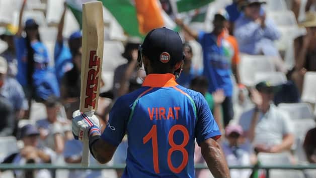 This was Kohli's second ODI ton in South Africa © Getty Images