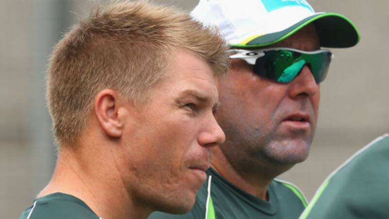 David Warner and Darren Lehmann &Acirc;&copy; AFP