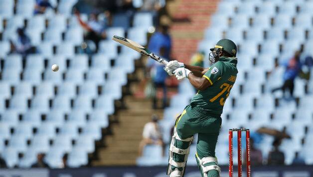 Khaya Zondo scored his maiden ODI fifty to lift South Africa to 204 © AFP