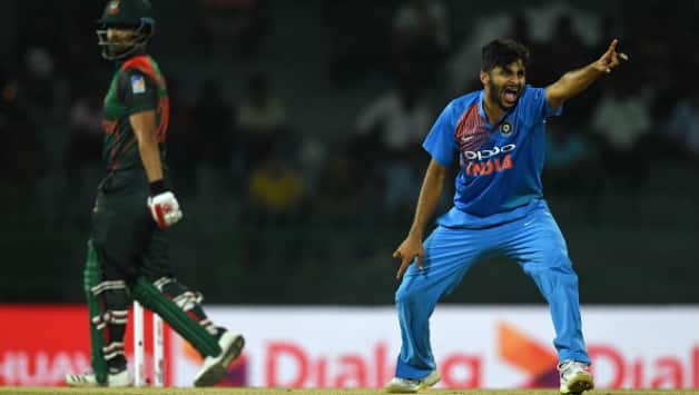 India thrashed Bangladesh by 6 wickets in their last face-off © AFP