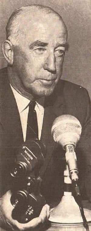 Alan McGilvray (photo courtesy: Wikimedia Commons) was Australia’s most celebrated radio cricket commentator. As captain, however, he did not spare an inch.